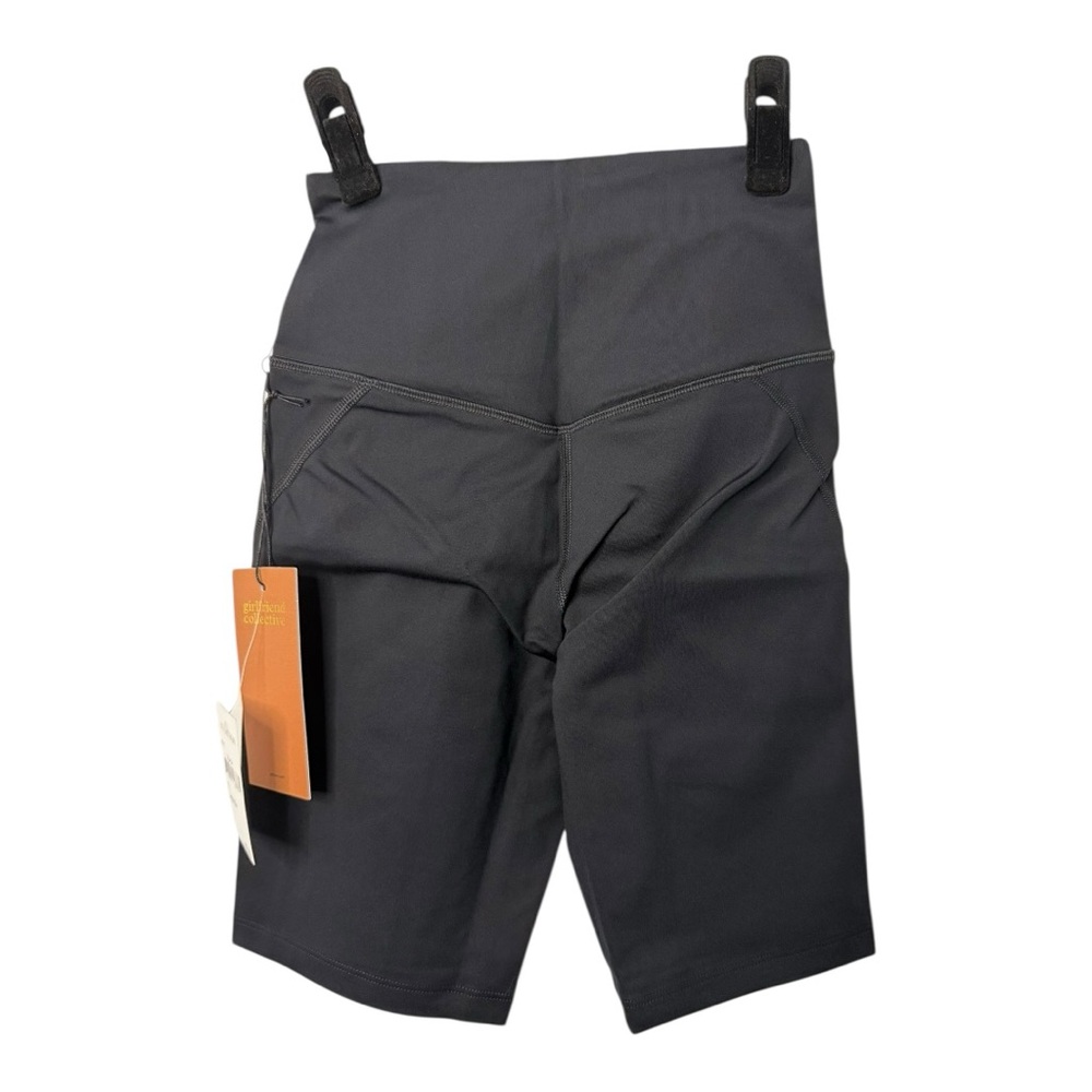 Girlfriend Collective Compressive High Rise Bike Short 8.5" Inseam Black S NWT - Picture 7 of 12